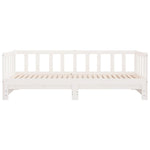 Slaapbank Uitschuifbaar Massief Grenenhout 2X(90X200) Cm