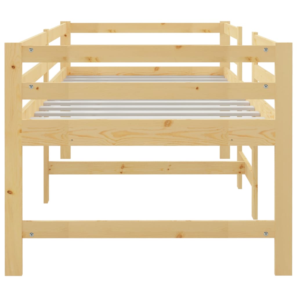 Bedframe Zonder Matras Massief Grenenhout 90X200 Cm