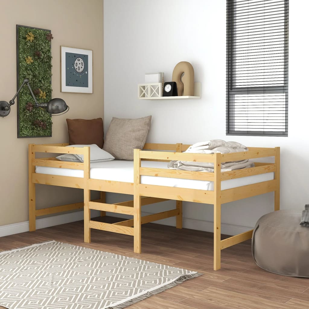 Bedframe Zonder Matras Massief Grenenhout 90X200 Cm