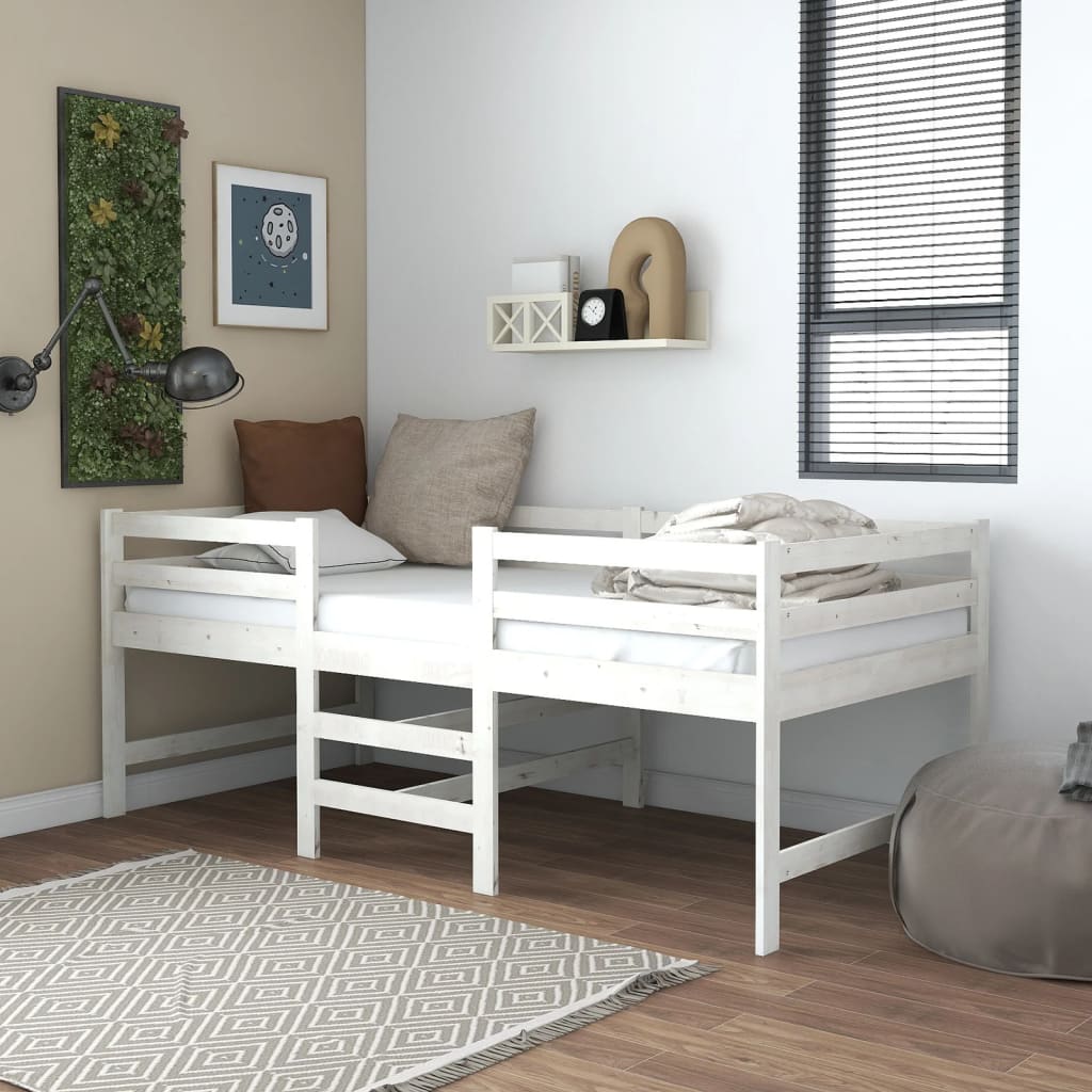 Bedframe Zonder Matras Massief Grenenhout 90X200 Cm