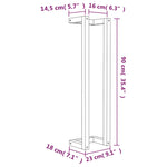 Handdoekenrek Massief Grenenhout