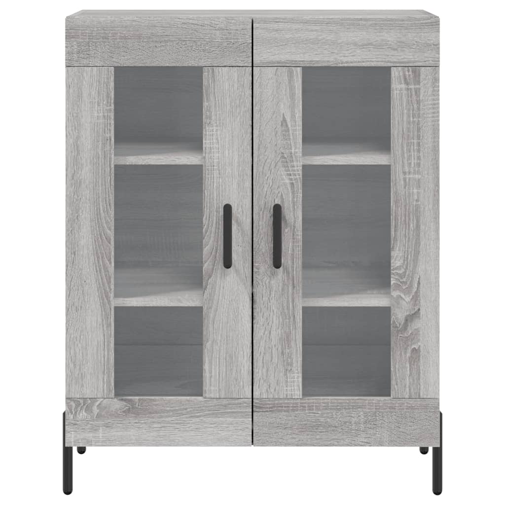 Dressoir 69,5X34X90 Cm Bewerkt Hout Eikenkleurig