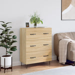 Dressoir 69,5X34X90 Cm Bewerkt Hout Kleurig