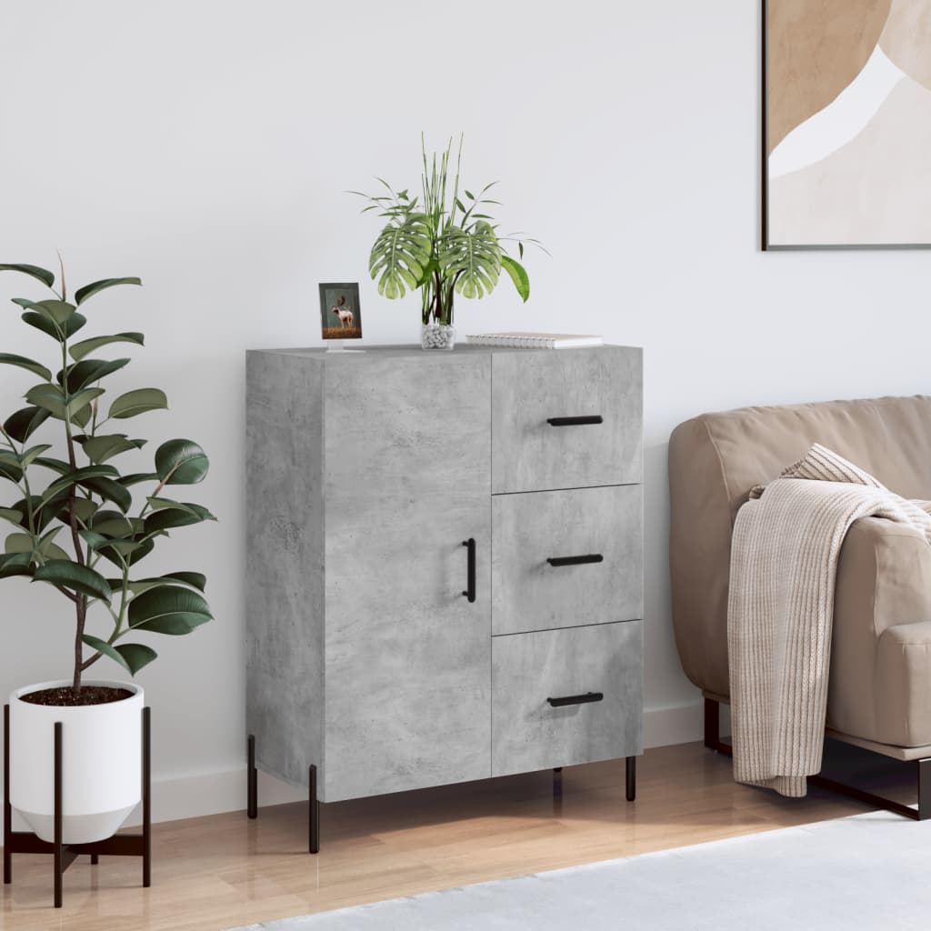 Dressoir 69,5X34X90 Cm Bewerkt Hout Kleurig