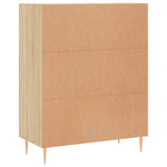 Dressoir 69,5X34X90 Cm Bewerkt Hout Kleurig