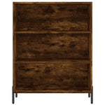 Schappenkast 69,5X32,5X90 Cm Bewerkt Hout Kleurig