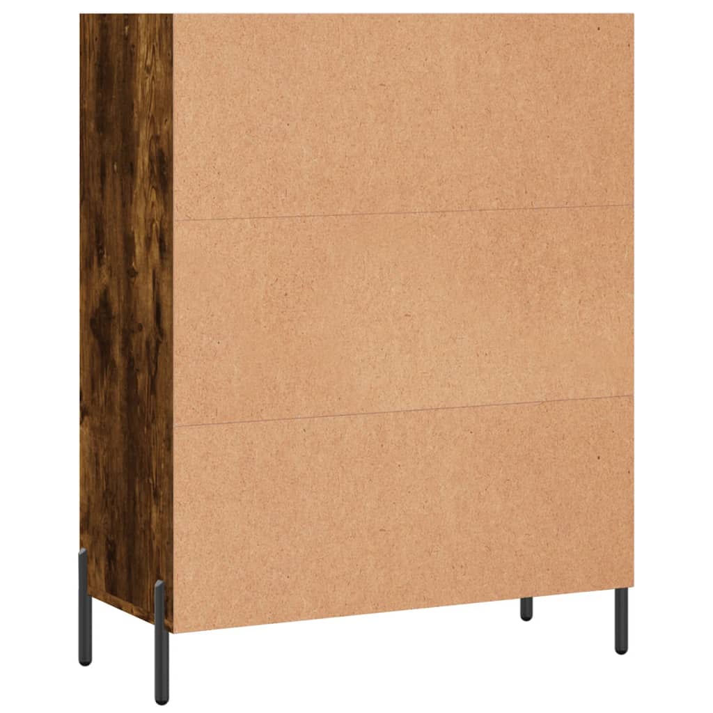 Schappenkast 69,5X32,5X90 Cm Bewerkt Hout Kleurig