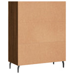 Schappenkast 69,5X32,5X90 Cm Bewerkt Hout Bruin Eikenkleur