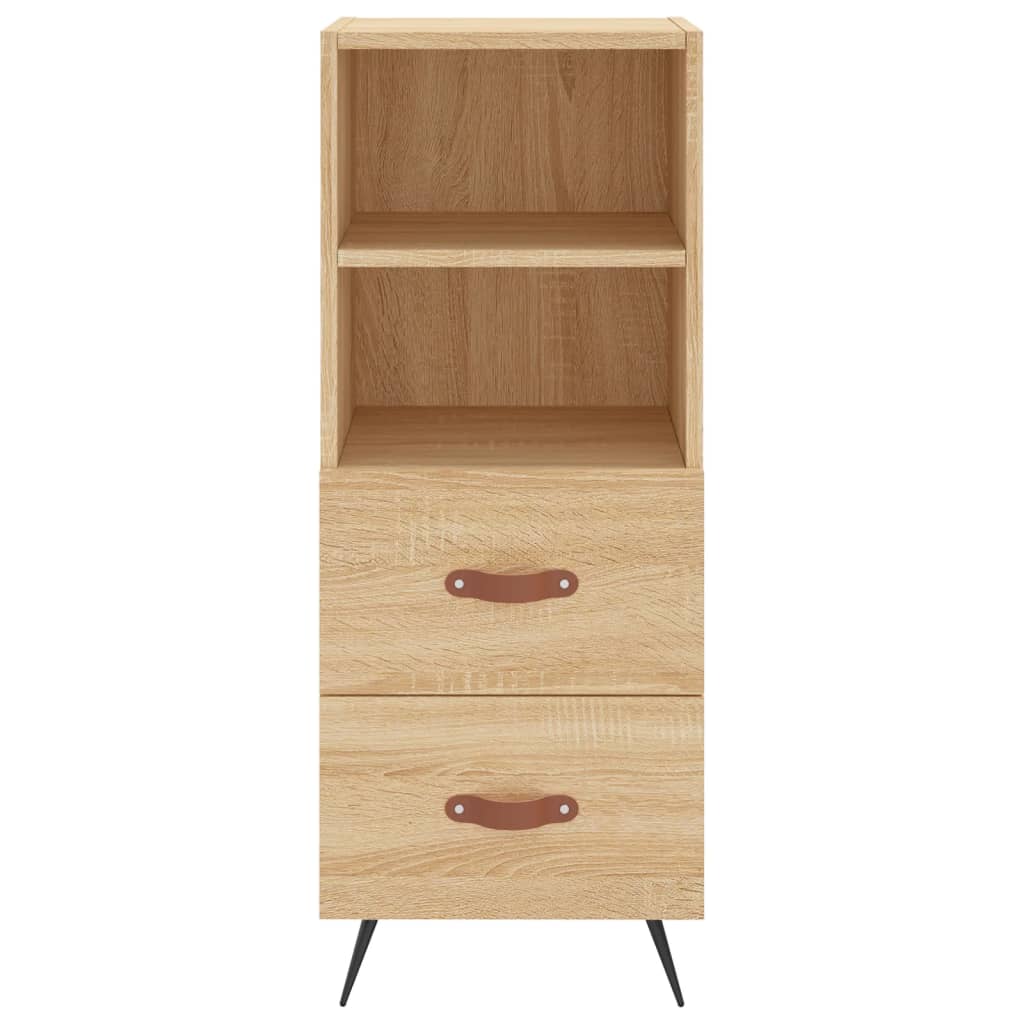Dressoir 34,5X34X90 Cm Bewerkt Hout