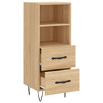 Dressoir 34,5X34X90 Cm Bewerkt Hout