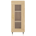 Dressoir 34,5X34X90 Cm Bewerkt Hout
