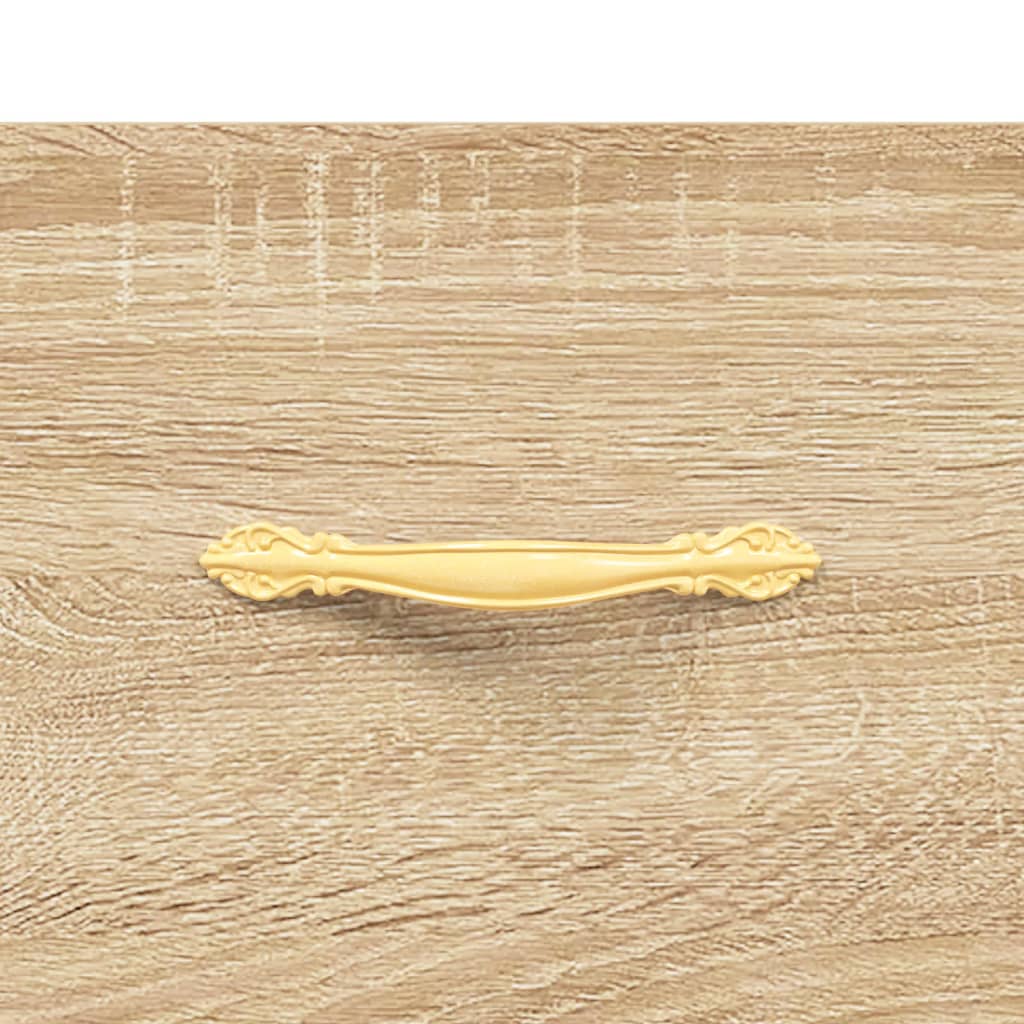 Dressoir 69,5X34X90 Cm Bewerkt Hout Kleurig
