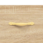 Dressoir 69,5X34X90 Cm Bewerkt Hout Kleurig