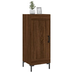 Dressoir 34,5X34X90 Cm Bewerkt Hout Bruin Eikenkleur