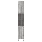 Badkamerkast 30X30X190 Cm Bewerkt Hout Eikenkleur