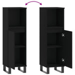 Badkamerkast 30X30X100 Cm Bewerkt Hout