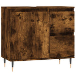 Badkamerkast 65X33X60 Cm Bewerkt Hout Kleurig