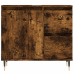 Badkamerkast 65X33X60 Cm Bewerkt Hout Kleurig