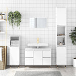 Badkamerkast 80X33X60 Cm Bewerkt Hout