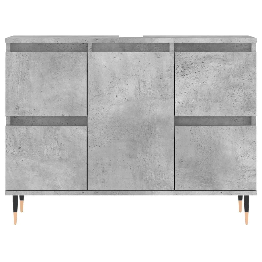 Badkamerkast 80X33X60 Cm Bewerkt Hout