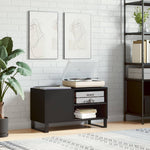 Platenkast 85X38X48 Cm Bewerkt Hout