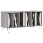 Platenkast 100X38X48 Cm Bewerkt Hout Eikenkleurig