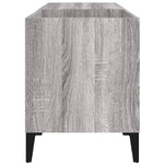 Platenkast 84,5X38X48 Cm Bewerkt Hout Eikenkleurig