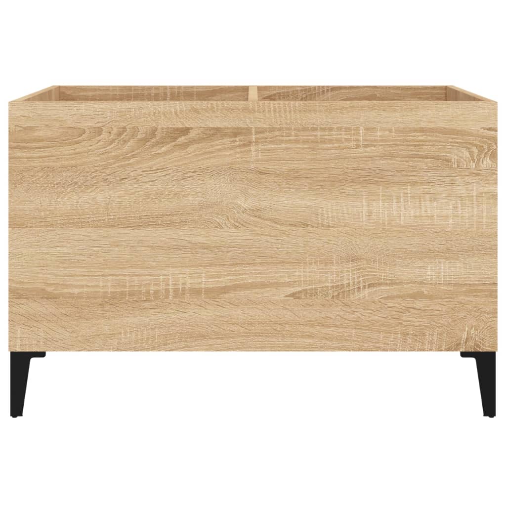 Platenkast 74,5X38X48 Cm Bewerkt Hout Kleurig