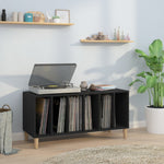 Platenkast 100X38X48 Cm Bewerkt Hout