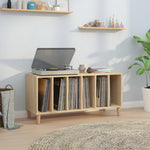 Platenkast 100X38X48 Cm Bewerkt Hout