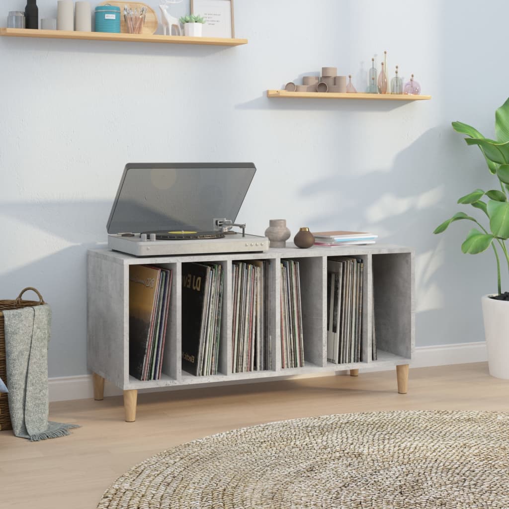 Platenkast 100X38X48 Cm Bewerkt Hout