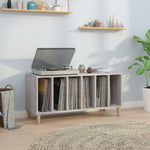 Platenkast 100X38X48 Cm Bewerkt Hout