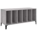 Platenkast 100X38X48 Cm Bewerkt Hout Eikenkleurig