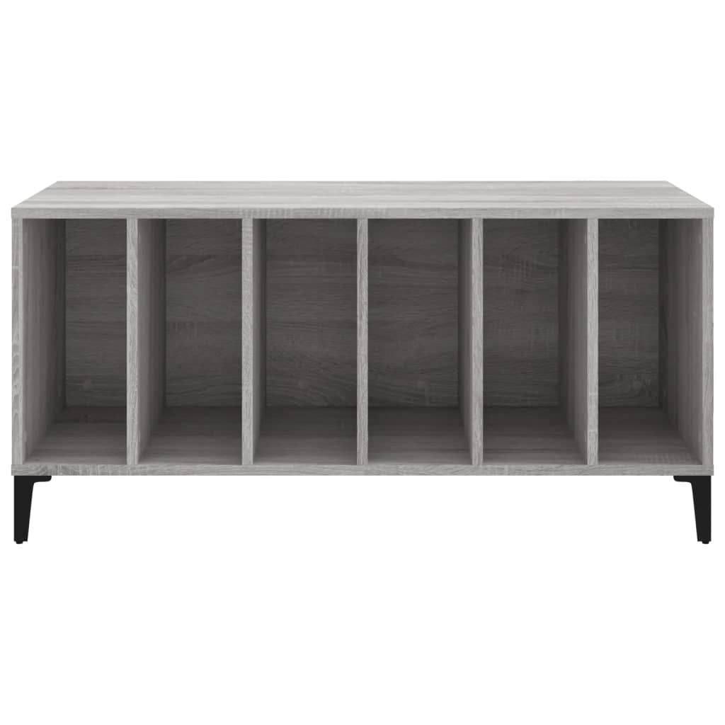 Platenkast 100X38X48 Cm Bewerkt Hout Eikenkleurig