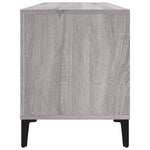 Platenkast 100X38X48 Cm Bewerkt Hout Eikenkleurig