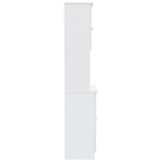 Hoge Kast Alta 77X35X165 Cm Massief Grenenhout