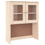 Hoge Kast Alta 77X35X188 Cm Massief Grenenhout
