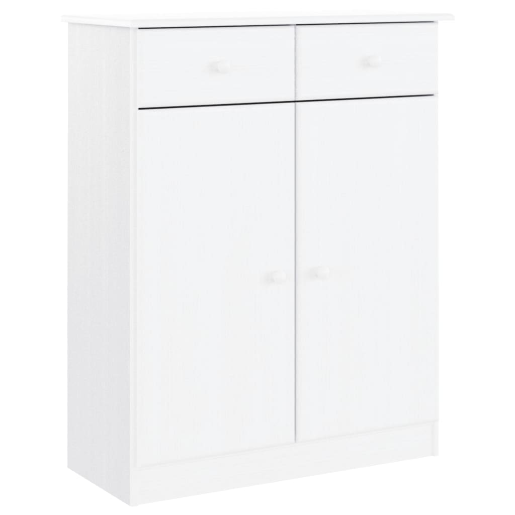 Hoge Kast Alta 77X35X188 Cm Massief Grenenhout