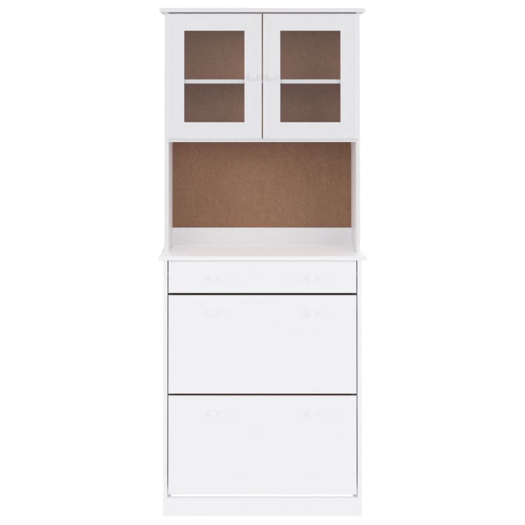 Hoge Kast Alta 77X35X188 Cm Massief Grenenhout