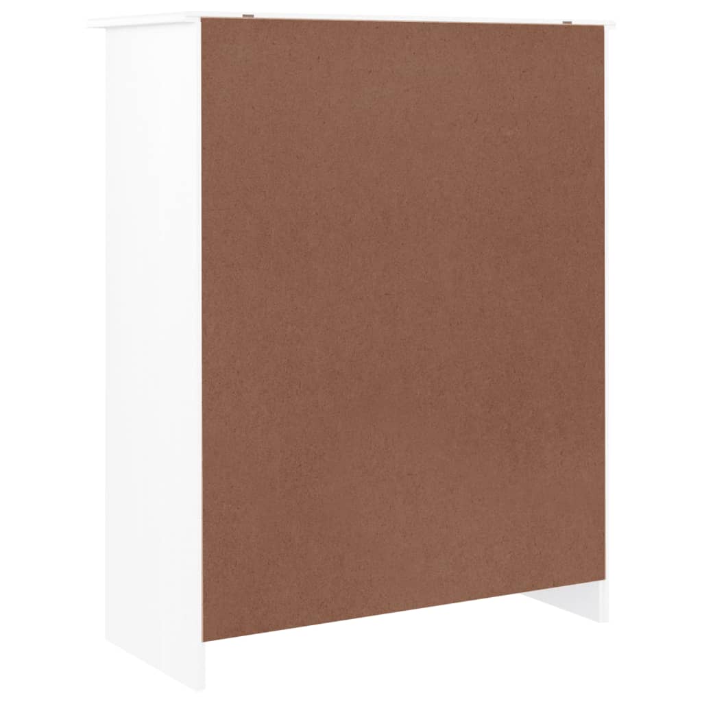 Schoenenkast Alta 77X35X96 Cm Massief Grenenhout