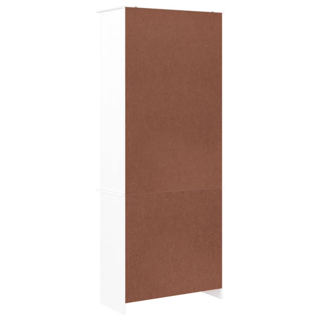 Vitrinekast Alta 77X35X186,5 Cm Massief Grenenhout