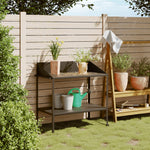 Plantenstandaard 75,5X54,5X00 Cm Verzinkt Staal Antracietkleur