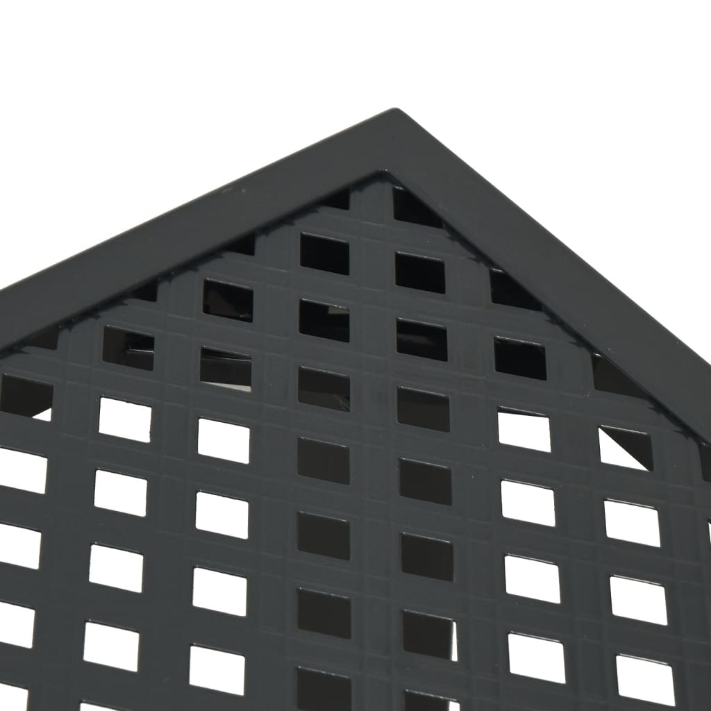 7-Delige Tuinset Staal Antracietkleurig