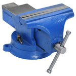 Bankschroef Gietijzer Blauw