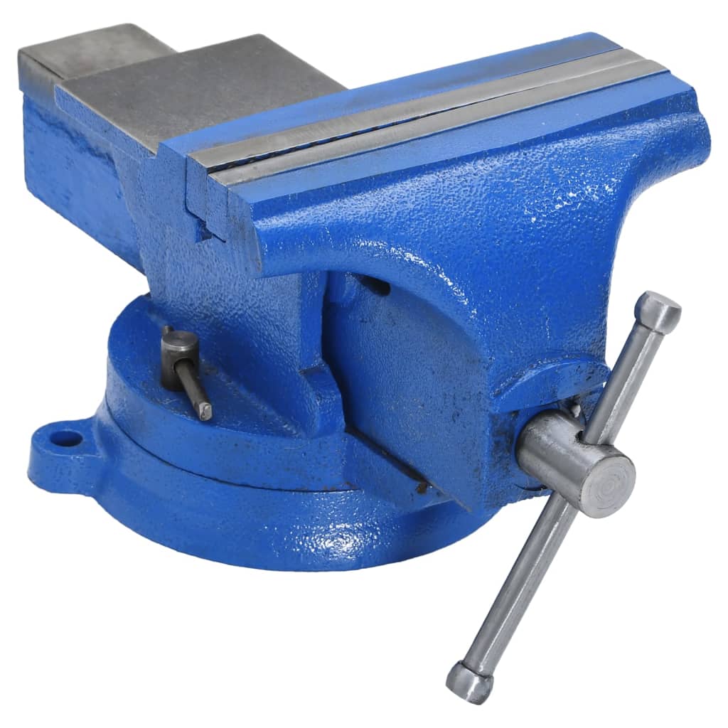 Bankschroef Gietijzer Blauw