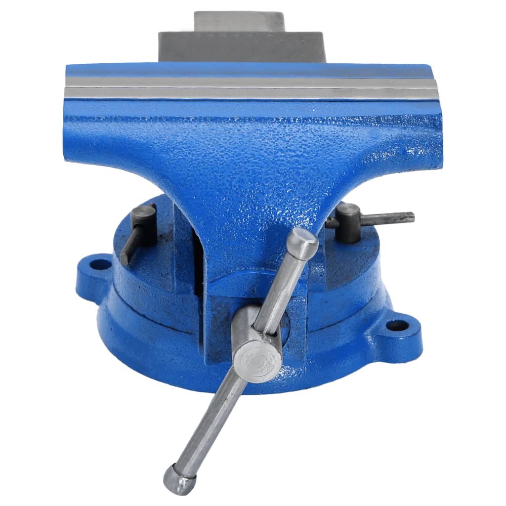 Bankschroef Gietijzer Blauw