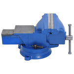 Bankschroef Gietijzer Blauw