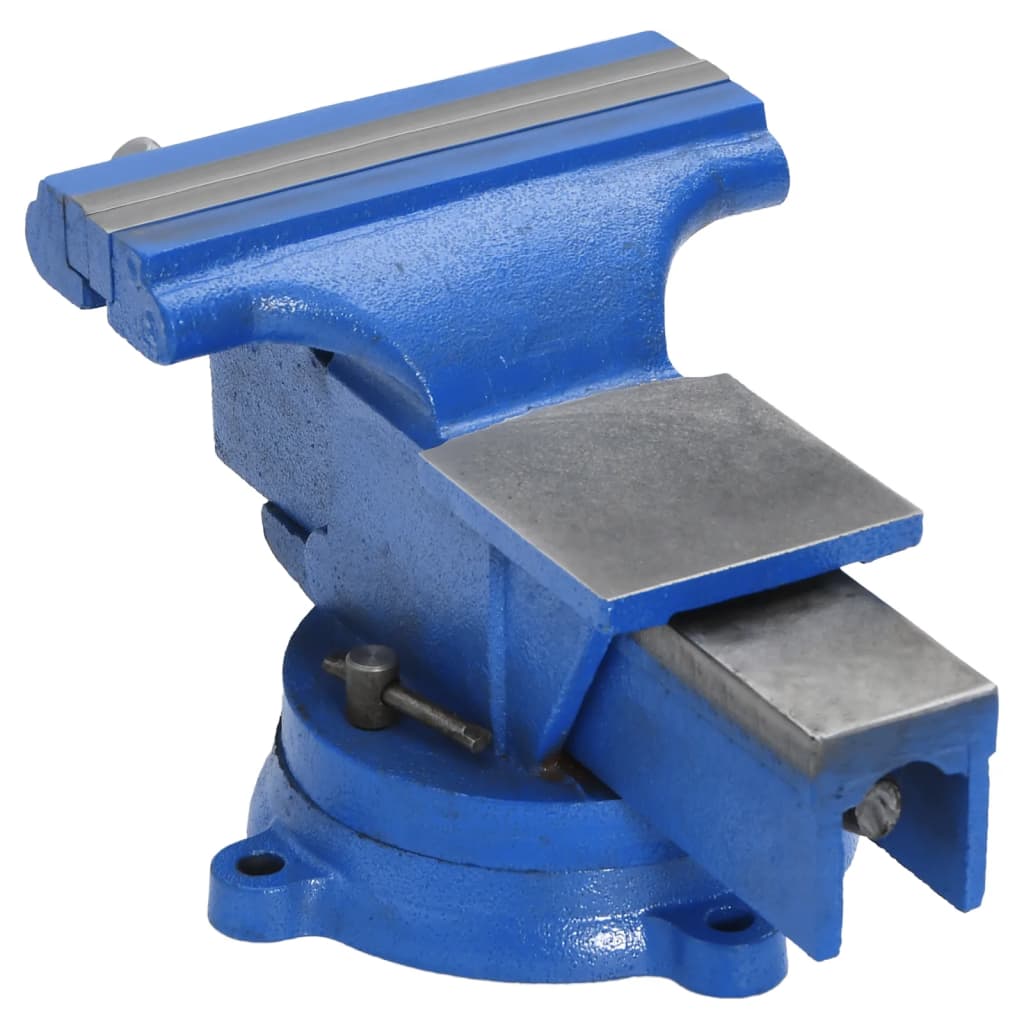Bankschroef Gietijzer Blauw