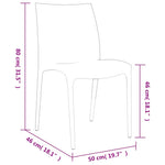 Tuinstoelen 50X46X80 Cm Polypropeen Kleurig