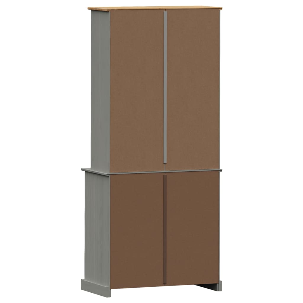 Hoge Kast Vigo 78X40X175 Cm Massief Grenenhout